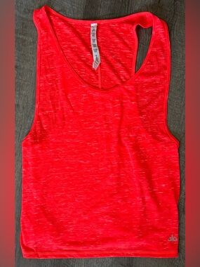 ALO Yoga Coral Racerback Tank, S